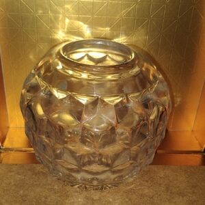 Crystal Textured Glass Vase